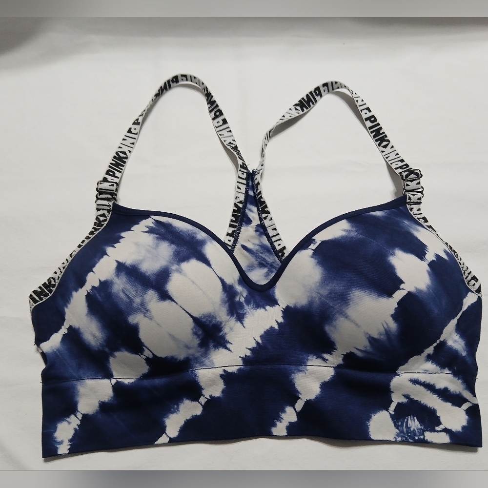 Pink‎ Women's Tie-Dye Sports Bra